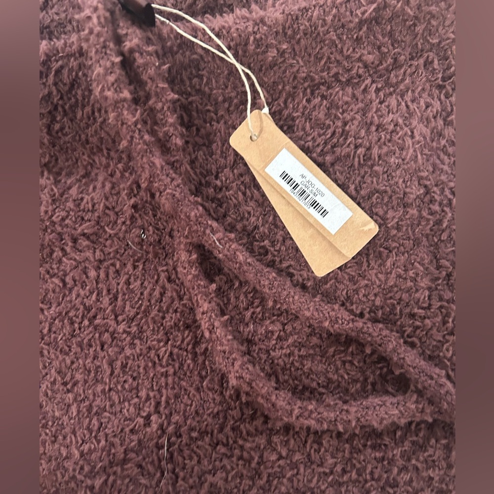 NWT SKIMS Cozy Knit Lounge Teddy Jogger Coco Brown S/M - Picture 3 of 8